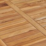 vidaXL Table à manger de jardin 110x65x80 cm bois de teck solide