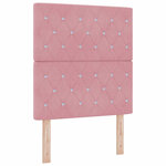Lit vidaXL Rose 80x200 cm Velours