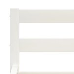 vidaXL Cadre de lit Blanc Bois de pin massif 180x200 cm