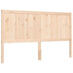 vidaXL Cadre de lit sans matelas bois massif