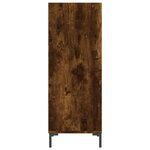 vidaXL Buffet chêne fumé 34 5x32 5x90 cm bois d'ingénierie