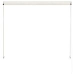vidaXL Auvent rétractable 100x150 cm Crème