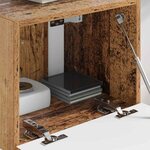 vidaXL Meuble TV mural Bois Ancien 60 x 31 x 29.5 cm Bois d'ingénierie