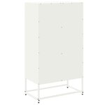 vidaXL Buffet rose 68 5x38 5x123 5 cm acier