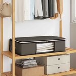vidaXL Boîte de rangement avec fenêtre latérale transparente 2 Pièces