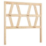 vidaXL Tête de lit 106x4x100 cm Bois massif de pin