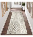 Tapis de salon BORROW 80 x 150 cm - Gris