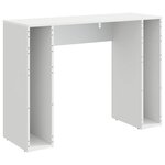 vidaXL Table basse Blanc 102 x 35 x 75 cm Bois d'ingénierie