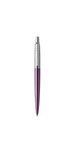 PARKER Jotter Set : stylo bille Victoria violet avec recharge bleu pointe moyenne + étui