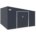 Abri de jardin acier 11,01  m2. avec kit d'ancrage inclus