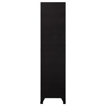 vidaXL Armoire à casiers Noir 90x40x180 cm Acier