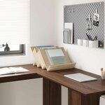 vidaXL Étagère à magazines avec étagère Chêne Sonoma 53 x 40 x 28 5 cm