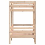 vidaXL Lit superposé 75x190 cm Bois de pin massif