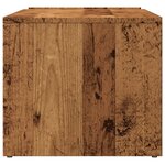 vidaXL Table basse vieux bois 90x45x35 cm bois d'ingénierie
