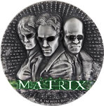 Pièce de monnaie en Argent 5 Dollars g 62.2 (2 oz) Millésime 2022 MATRIX
