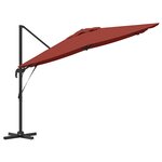 vidaXL Parasol de Terrasse Terracotta Polyester Grand