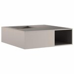 vidaXL Braise Marron 100 x 100 x 30 cm Acier résistant aux intempéries