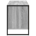 vidaXL Meuble TV Gris Sonoma 140 x 36 x 49.5 cm Bois d'ingénierie