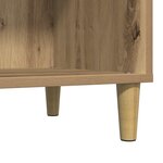 vidaXL Armoire à disques chêne artisanal 84 5x38x89 cm bois ingénierie