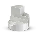 Organisateur de bureau rundbox 6 compartiments Blanc MAUL