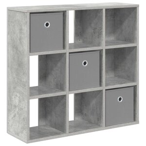 vidaXL Buffet Gris béton 73 5 x 24 x 69 5 cm
