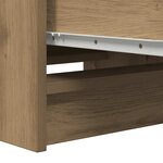 vidaXL Buffet chêne artisanal 37 5x35x99 cm bois d'ingénierie