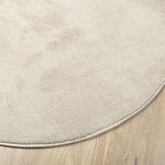 vidaXL Tapis 'HUARTE'Poil court doux et lavable beige 120x170 cm