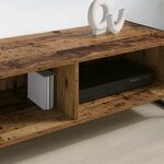vidaXL Meuble TV Bois Ancien 100 x 36 5 x 30 5 cm Bois d'ingénierie