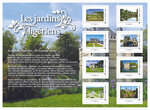 Collector 8 timbres - Les jardins ligériens - Lettre Verte