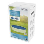 Intex Couverture solaire de piscine Bleu 448 cm Polyéthylène
