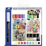 Lumocolor marqueur acrylique paint marker  étui de 10 staedtler