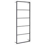 vidaXL Porte-serviette Noir 45x10x115 cm Acier