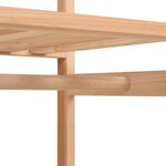 vidaXL Garde-robe à 3 niveaux 110 x 40 x 170 cm