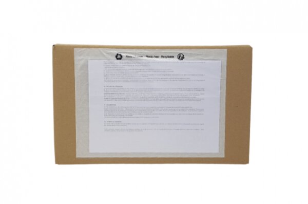 Lot de 1000 pochettes adhésives biodégradables, écologiques - 22,8 x 16,5 cm