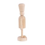 Personnage casse-noisette en bois à peindre 13 cm