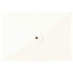 vidaXL Parasol d'extérieur avec mât en bois 150x200 cm Sable