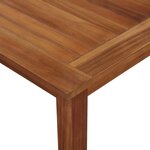 vidaXL Table de jardin 85x85x74 cm Bois d'acacia massif