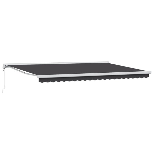 vidaXL Auvent rétractable automatique anthracite 500x300 cm