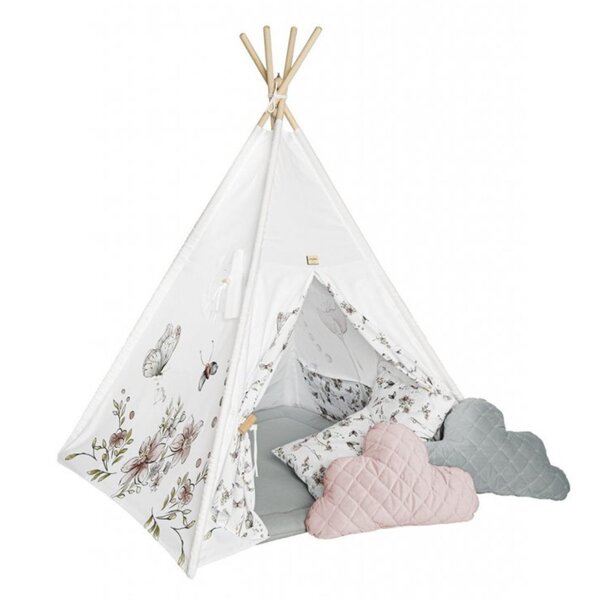 Tipi enfant Nature avec coussins