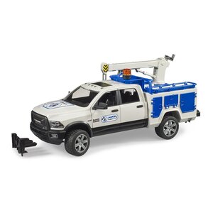 Bruder 02509 - RAM 2500 Camion de service avec grue et gyrophare