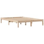 vidaXL Cadre de lit sans matelas 120x200 cm bois de pin massif