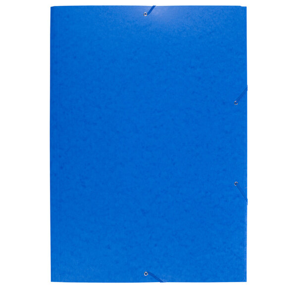 Chemise 3 Rabat Carte Lustrée A2 BLEU EXACOMPTA