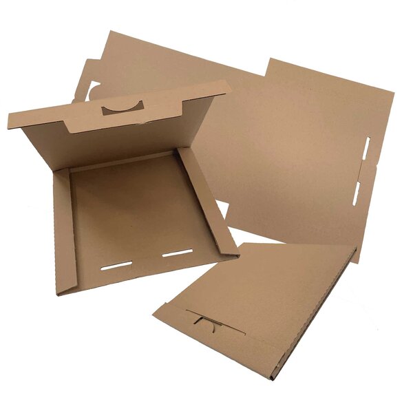 Lot de 200 Boîtes postales extra plates en carton 1cm 320x320x10mm