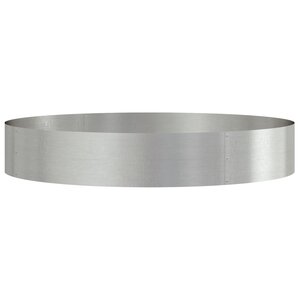 vidaXL Jardinière 120x120x20 cm en inox