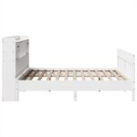 vidaXL Cadre de lit sans matelas blanc 180x200 cm bois massif de pin