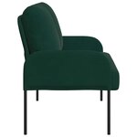 vidaXL Canapés avec coussin Vert foncé 115 x 56 x 80 cm Contreplaqué