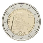2 euros commémorative Estonie 2022 - La Société de Littérature estonienne.