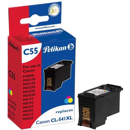 C55 cartouche jet d'encre compatible avec oem cl-541xl 5226b005 couleur pelikan printing