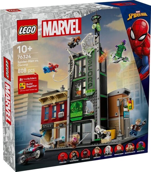 LEGO Marvel - Set de Construction Spider-Man contre Oscorp - 76324