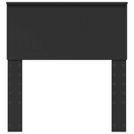 vidaXL Tête de lit Chêne noir 80 cm Bois d'ingénierie